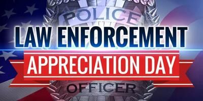 National Law Enforcement Appreciation Day, Sunday, January 9th