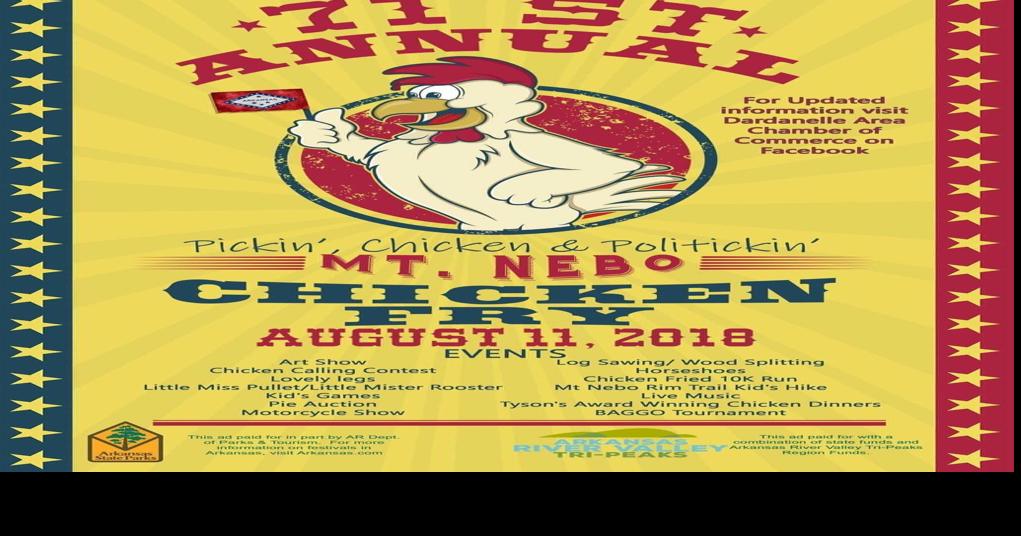 71st Annual Mt. Nebo Chicken Fry date announced Life in the Valley