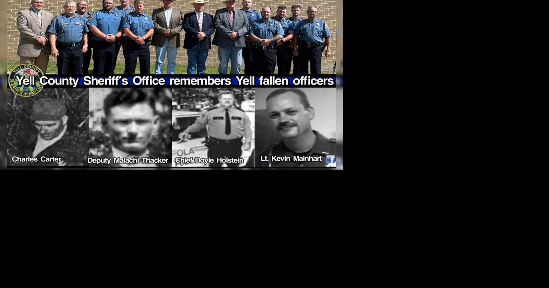Yell County Sheriff’s Office remembers Yell County fallen officers
