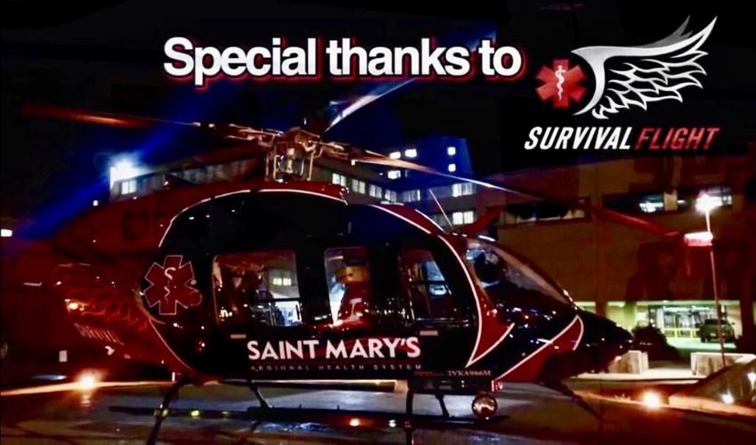 Survival Flight 7 conducts landing zone training for Crow Mountain Fire