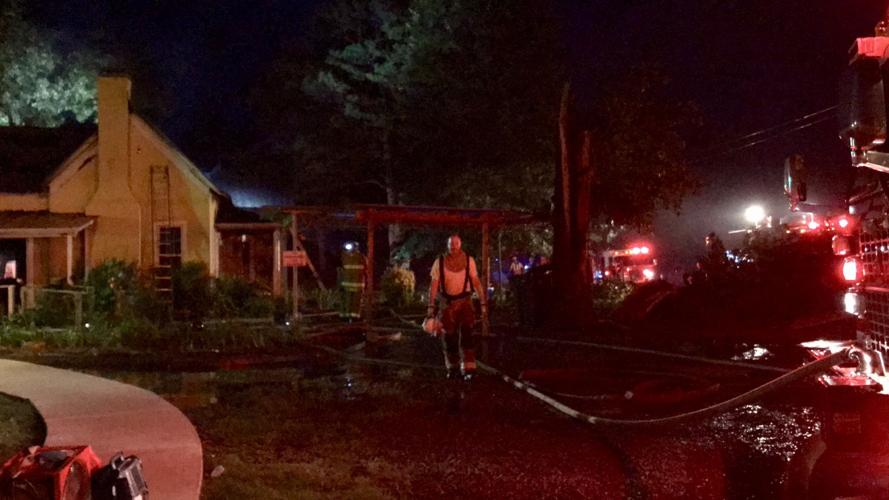 Russellville Fire Department battles Old Highway 124 blaze, Crow