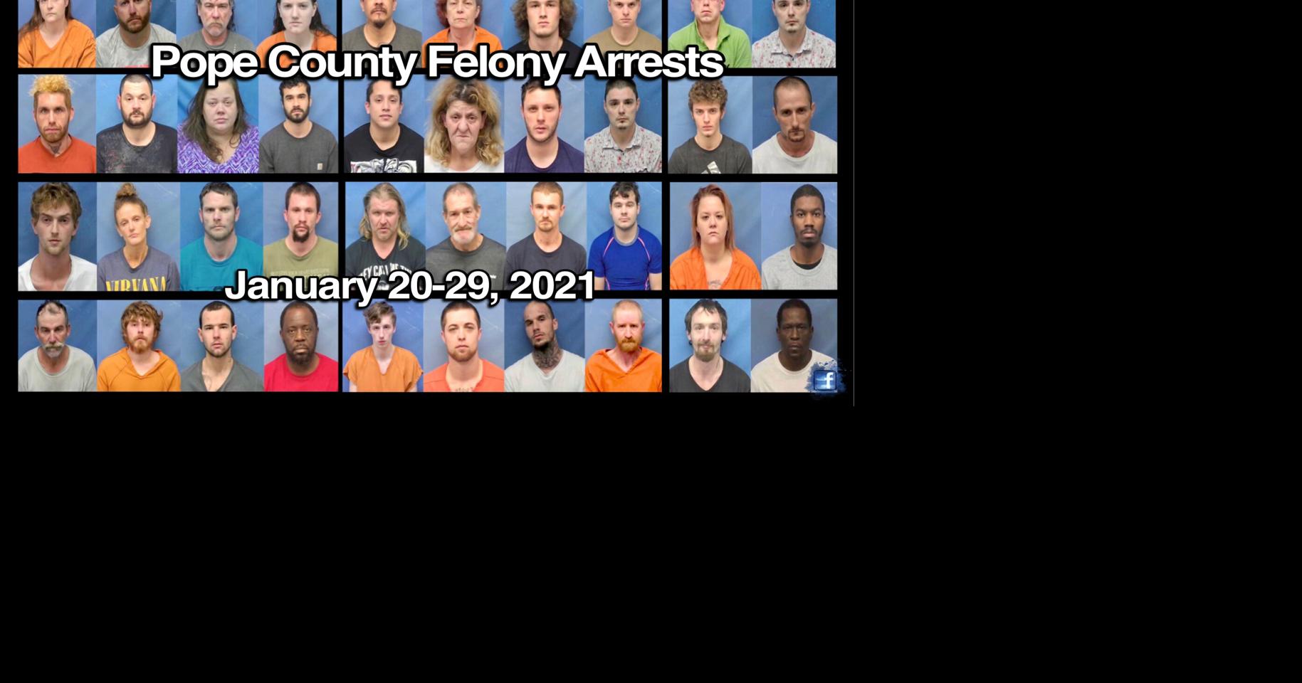 Bond Hearings Pope County Felony Arrests January 2029, 2021 Local