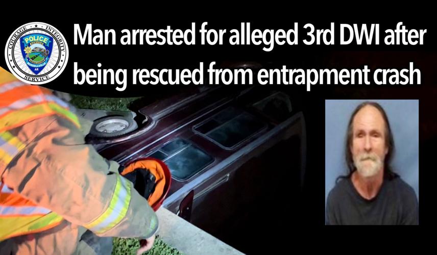 Man arrested accused of ‘third DWI’ following Friday night entrapment