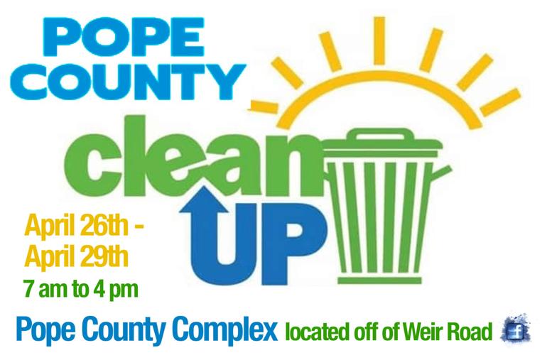 Pope County Clean Up at the Pope County Road Department through