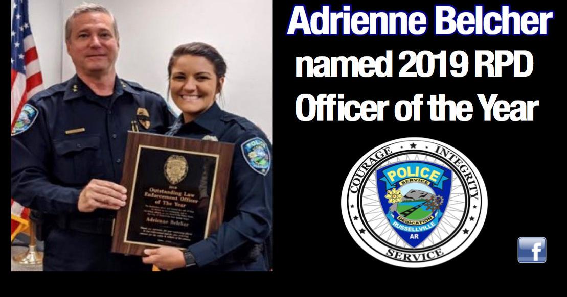 Russellville Police Department holds 2019 Awards Ceremony; Adrienne