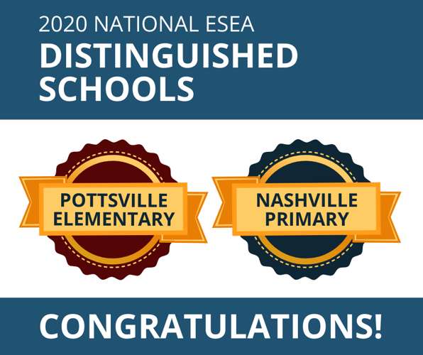 Pottsville Elementary named 'Distinguished School' by national