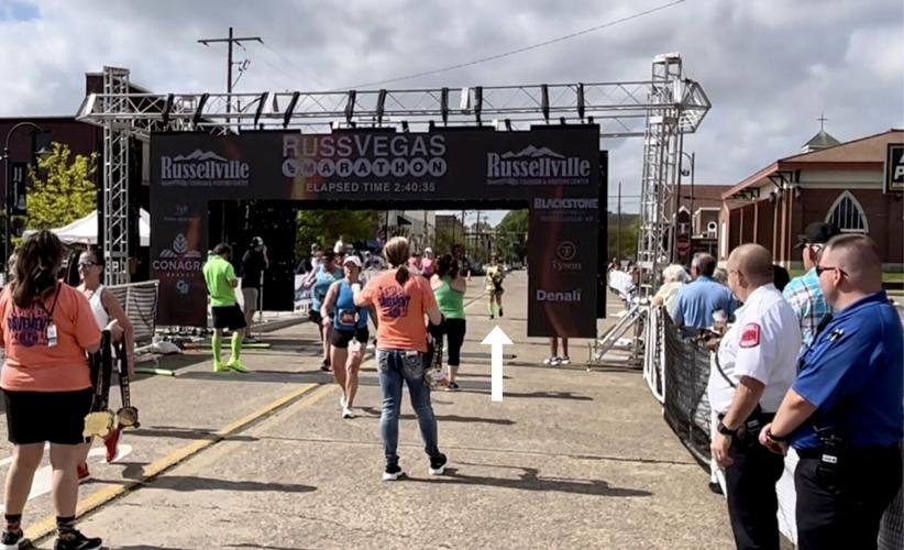 69yearold Russellville resident completes 100th half marathon during