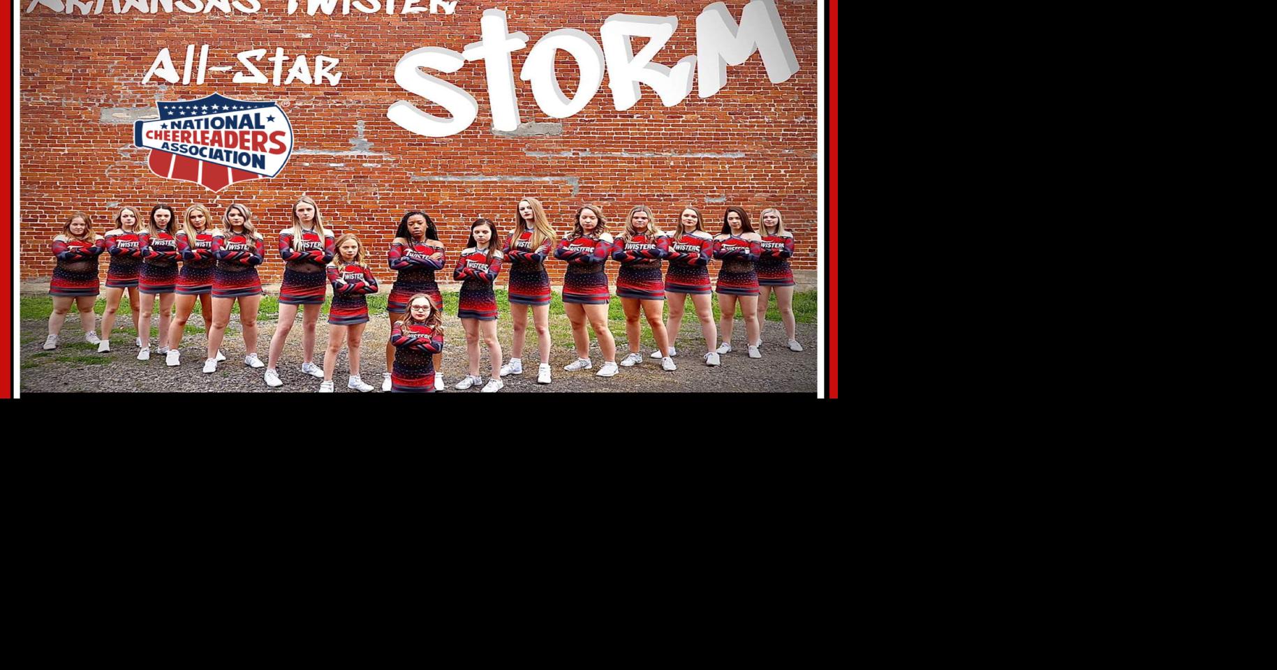 Arkansas Twisters AllStars Team Storm competes at the NCA AllStar