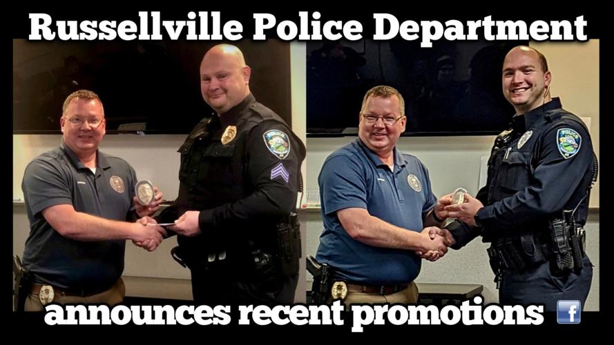 Russellville Police Department announces recent promotions Life in
