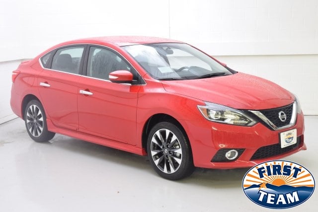 nissan sentra red 2018