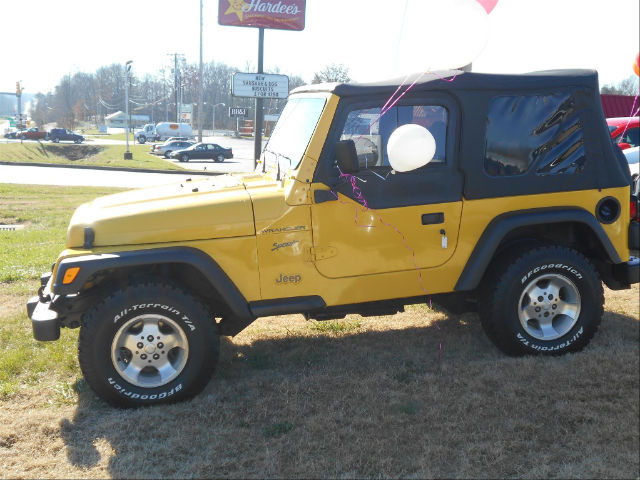2002 Yellow Jeep Wrangler