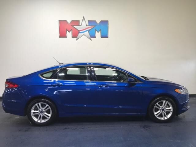 2018 Lightning Blue Ford Fusion