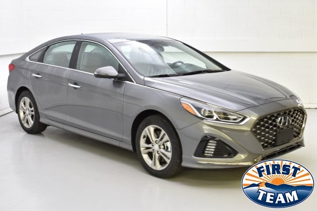 2019 Machine Gray Hyundai Sonata