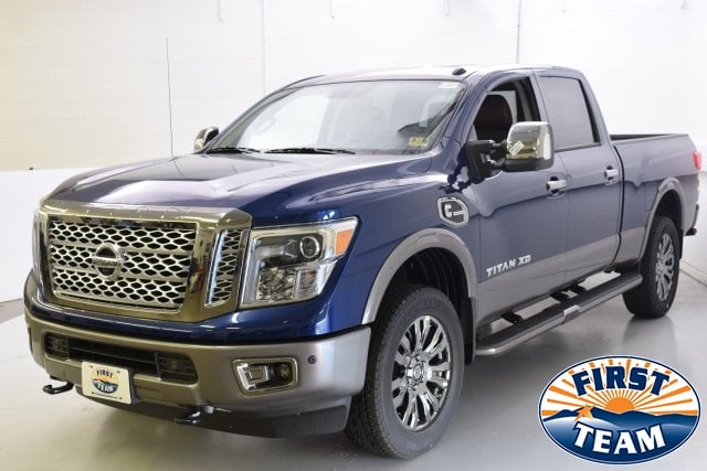 blue nissan titan xd