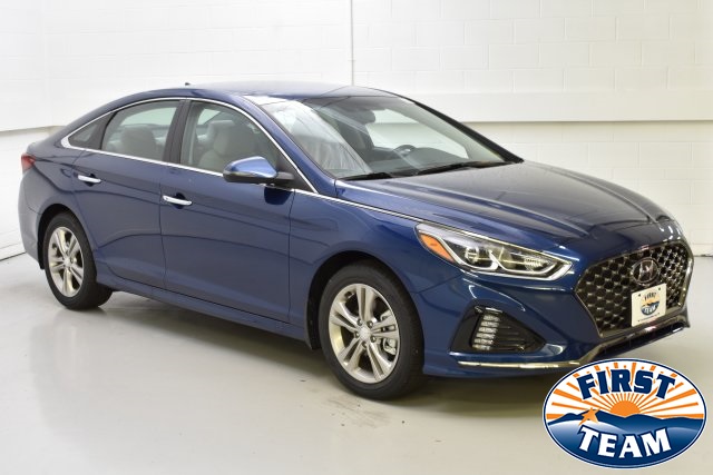 2019 Blue Hyundai Sonata