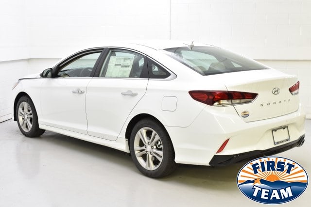 2019 Quartz White Pearl Hyundai Sonata