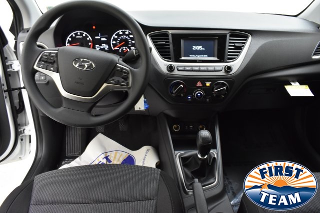 2019 Frost White Hyundai Accent