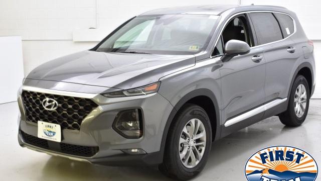 2019 machine gray hyundai santa fe