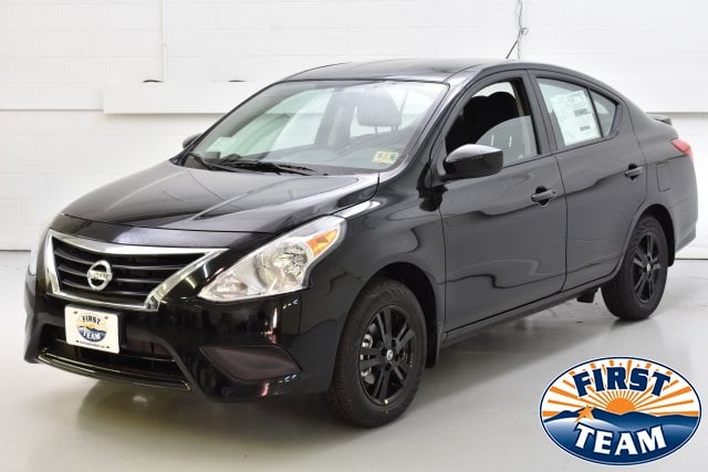 black 2019 nissan versa