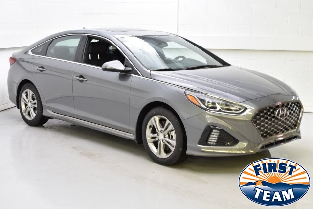 2018 Machine Gray Hyundai Sonata