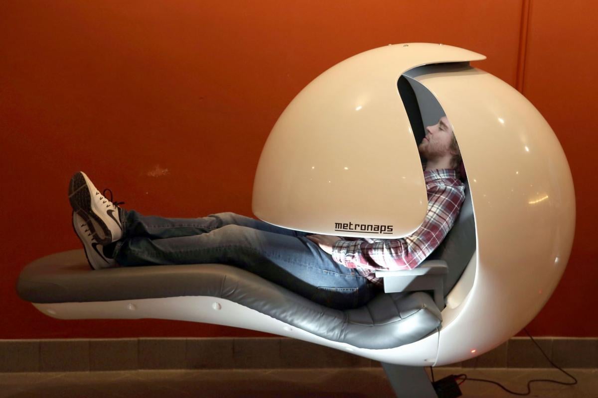 Campus cat naps: VT sleep pods refresh sleep-deprived students ...