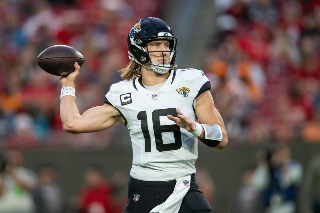 Jags QB Trevor Lawrence 'pretty sore,' will limit throwing