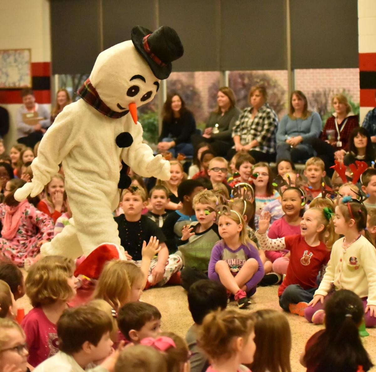 CSMS 8thgrade band treats Penn Forest Elementary students to holiday