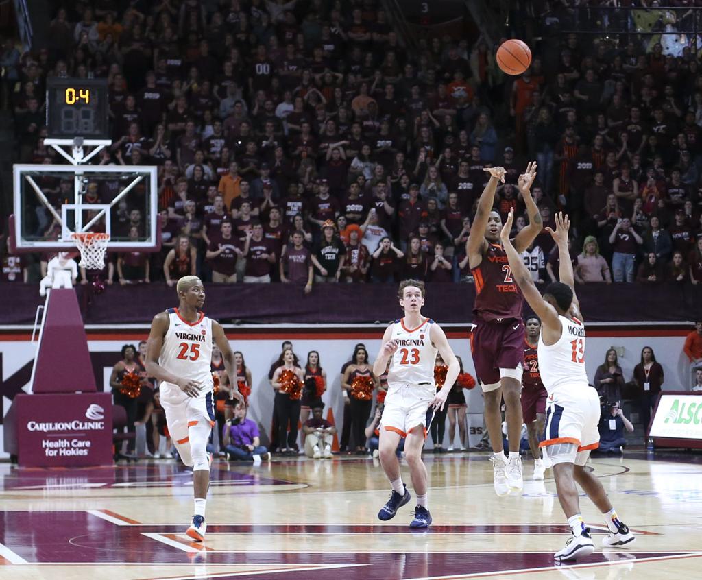 Virginia Tech Offense Awakens In Men S Basketball Loss To Virginia