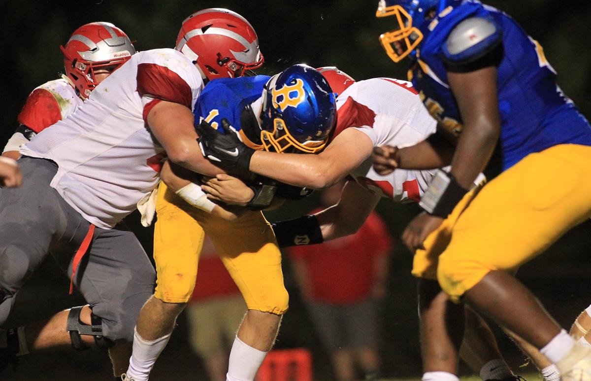 Scenes from the Lord BotetourtBlacksburg football game High Schools
