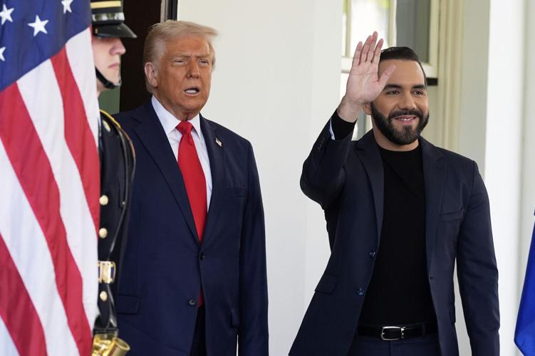 APTOPIX Trump US El Salvador