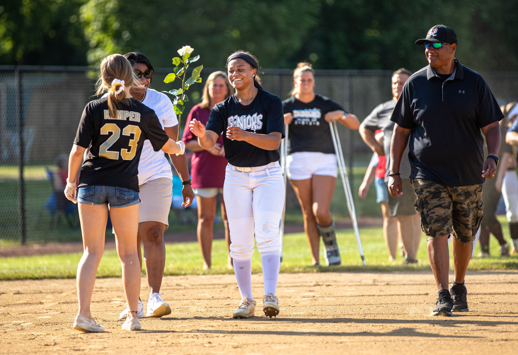 Photos Senior day ceremony at the Arnold R. Burton Complex