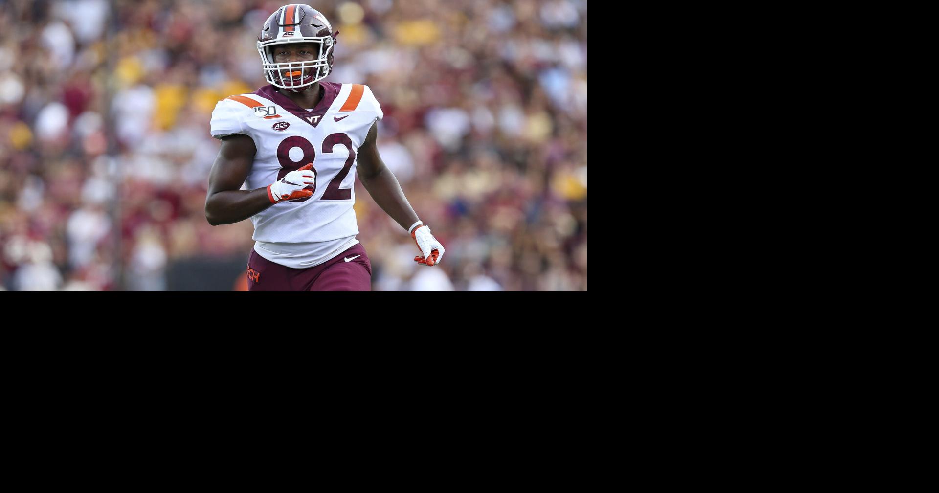 Virginia Tech tight end James Mitchell out for season with knee injury