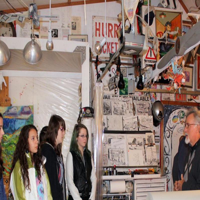Salem Art Center S Zenith Students Meet Eric Fitzpatrick