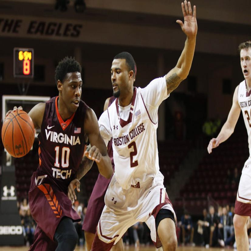 Virginia Tech Men S Basketball Wins At Boston College Virginia