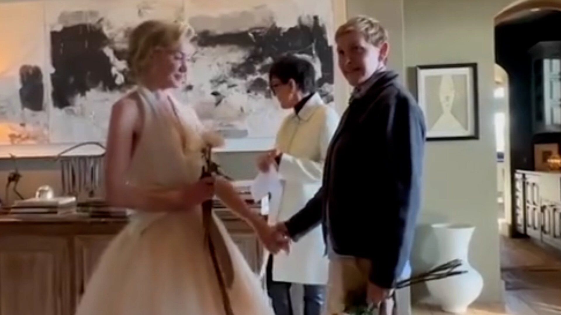 Ellen DeGeneres and Portia de Rossi renew wedding vows