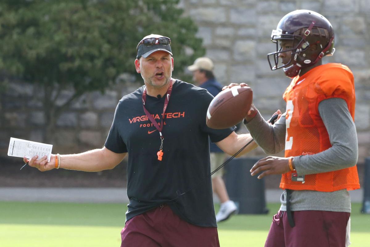 Virginia Tech quarterback Hendon Hooker