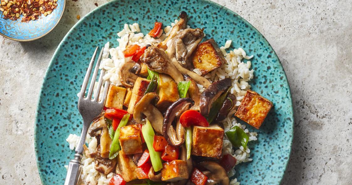 Tofu veggie stir-fry is quick and easy, making it a great go-to