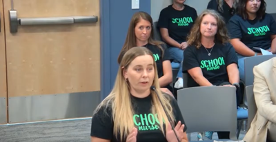 Screenshot from 黨Ƶ City School Board Meeting July 8 2025