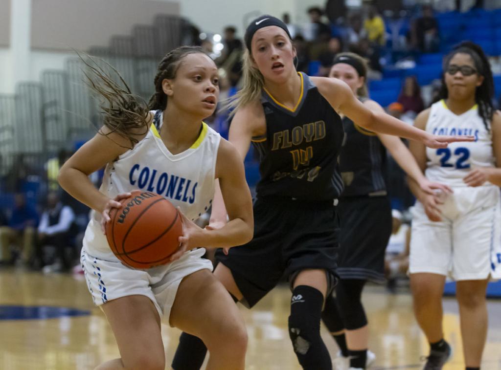 H S Girls Basketball Colonels Finish Strong To Top Floyd County High Schools Roanoke Com