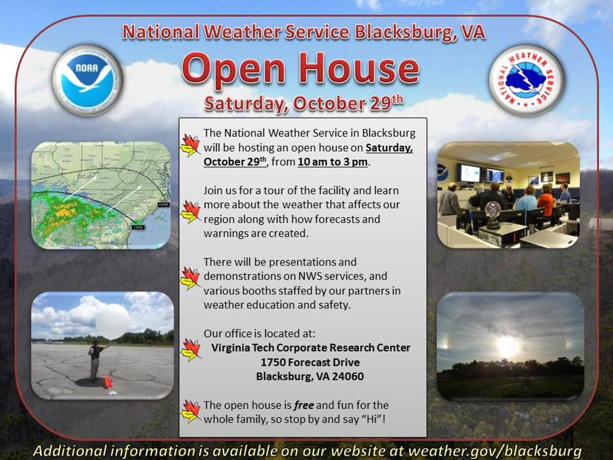 National Weather Service open house on a warm but dry weekend ...