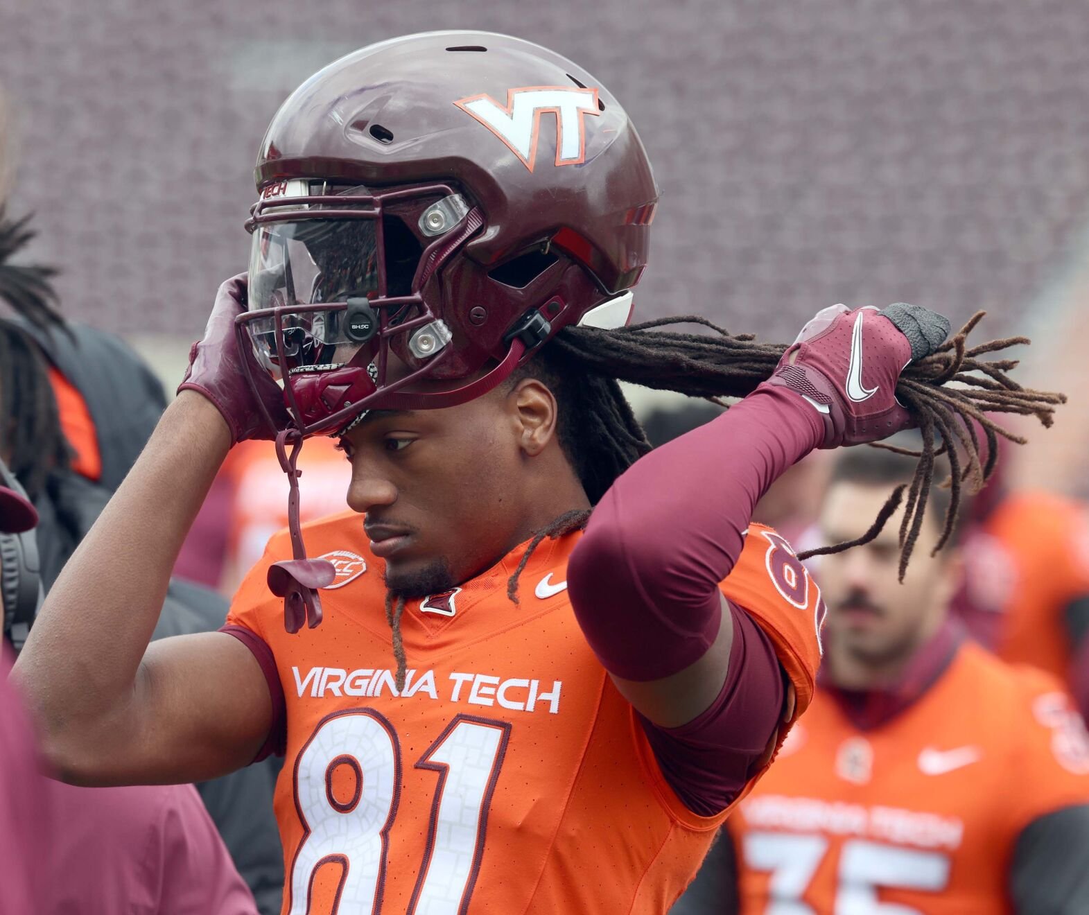 VT Spring Game players p01