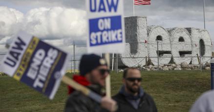 The UAW says it is expanding its strike to include 8700 workers at a Ford truck plant in Kentucky The UAW says it is expanding its strike to include 8700 workers at a Ford truck plant in Kentucky