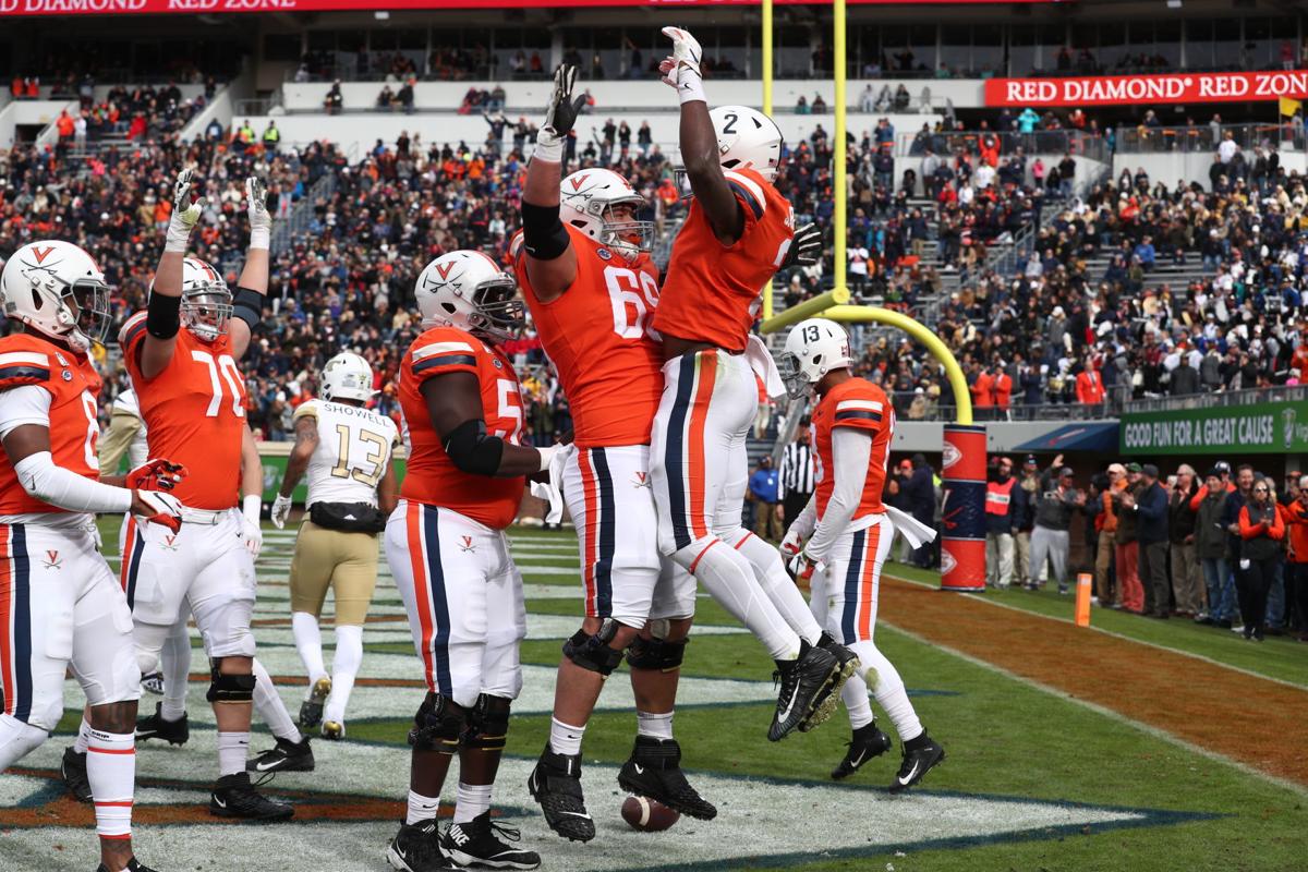 Uva Football Cavaliers Top Georgia Tech Inch Closer To Acc