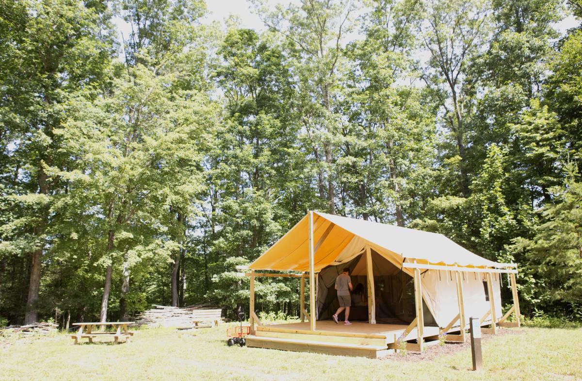 Camping now available at Explore Park Photo