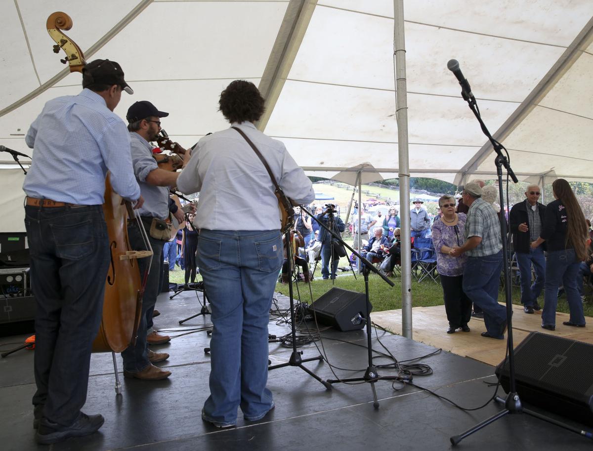 Acres of people enjoy the 42nd Folklife Festival in Ferrum