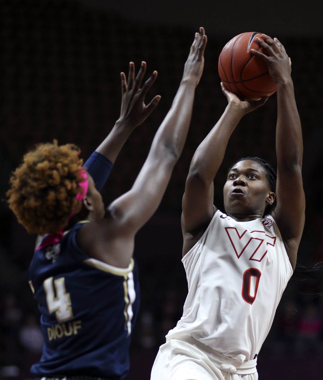 Photos: Scenes From The Virginia Tech-Georgia Tech Women's Basketball Game