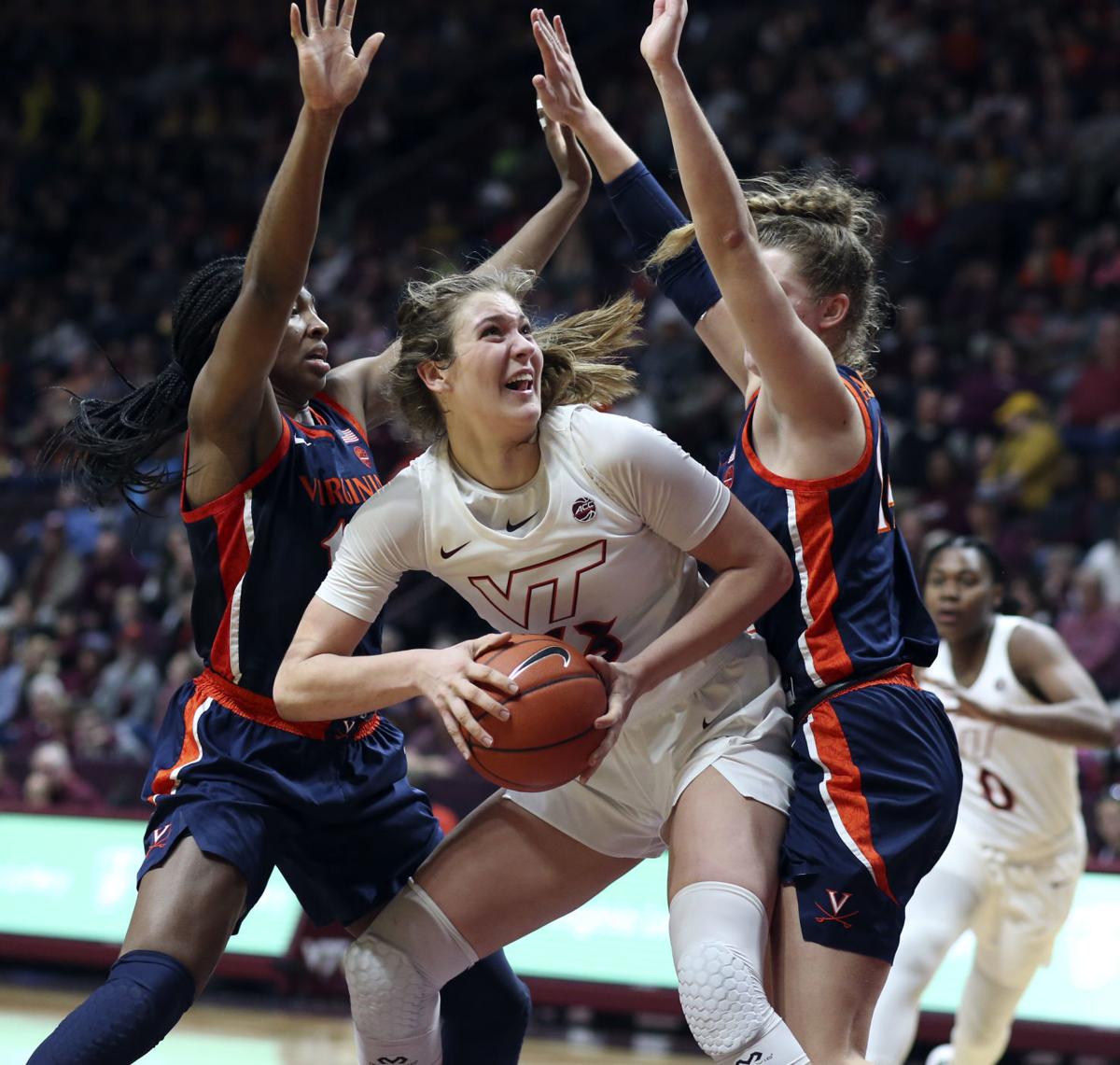 Photos Scenes From The Uva Virginia Tech Women S Basketball Game