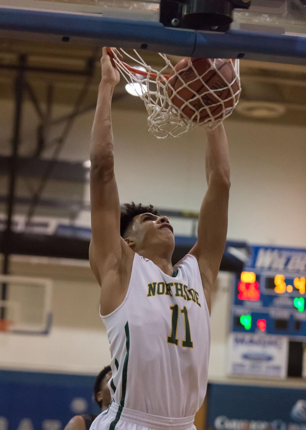 Northside Boys Turns Back Greenfield School Unc Recruit At Rock