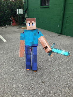 herobrine minecraft costume