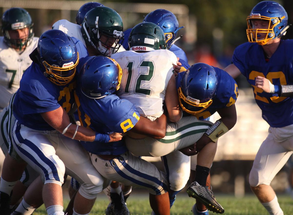 Scenes from BlacksburgGlenvar benefit football game